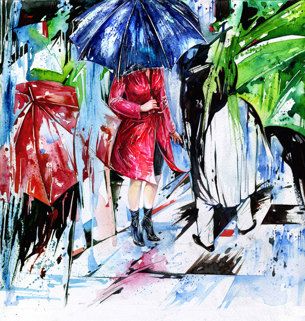 20 Beautiful Watercolor Paintings by Geliographic Studio
